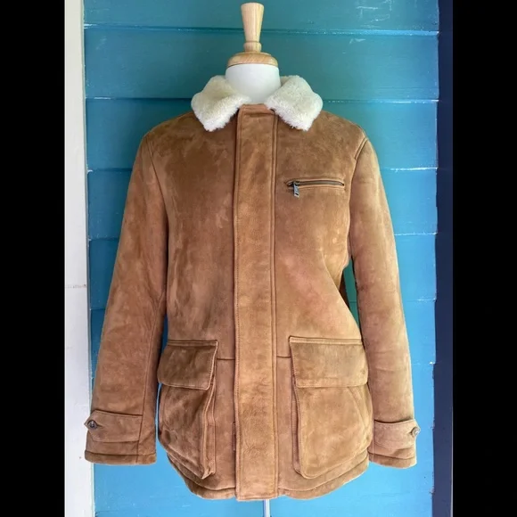 ムートン・ファーコート Polo Ralph Lauren Shearling-Lined Suede Coat With Plush Polo Ralph Lauren | Jackets & Coats | Polo Ralph Lauren